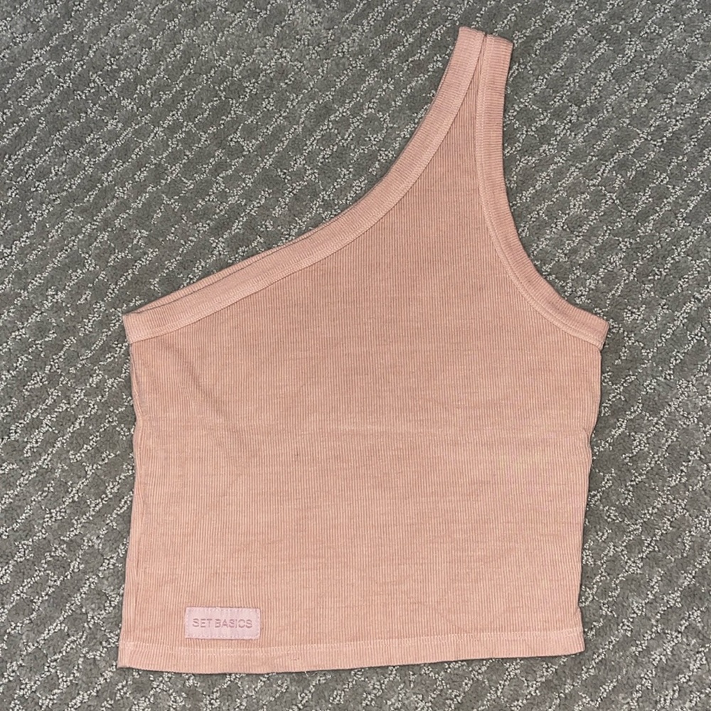 SET ACTIVE One Shoulder Tank Size M